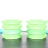 ZYANLING Inline Skate Wheels Outdoor/Indoor 90mm/100mm/110mm Inline Roller Skate Wheels Speed Wheel Inline Hockey Replacement Wheels 8 Pack, Green view 3