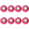 ZYANLING Inline Skate Wheels Outdoor/Indoor 72mm/76mm/80mm Inline Roller Skate Wheels 84A Inline Super Wear-Resistant Replacement Wheels Without Bearings 8 Pack, Pink view 1