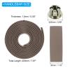 PATIKIL Bike Handlebar Tape, 4 Pack EVA Handle Grip Wraps Non-Slip Bicycle Bar Tape with Black End Plugs for Racing Bicycles Road Bicycle, Brown view 2