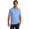 Clothe Co. Mens Short Sleeve Performance Cotton Blend Polo Shirt, Light Blue, 3XL view 1