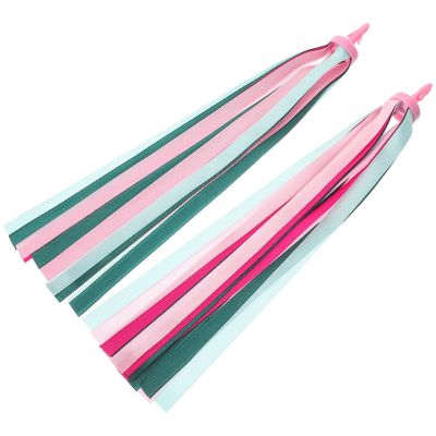 BESPORTBLE Bike Streamers Bike Tassels for Kids 1 Pair, Kids Bike Accessories Bicycle Handlebar Streamers Colorful Handle Bar Grips Accessories for Girls and Boys