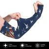 HDAODNM American Shooter Sleeves America Sun Sleeves Cooling Arm Sleeves American Flag Arm Cover Sleeves view 3