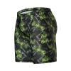 Men Swimsuits Jammer for Swimming,Swim Jammer Men Square Legs UPF50 +,Trunks with Drawstring(Black Green Shots L) view 1