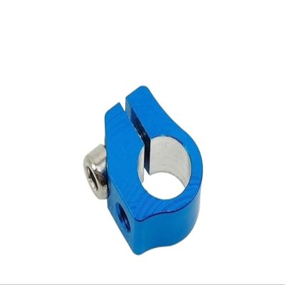 1 PCS E-Type Pipe Clamp Hoop Set (6mm, 7mm, 8mm, 9mm) Multi-Purpose Fixing Hoops for Ship and Shrimp Boat Models (Size : Blue 7mm)