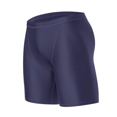 Men Swimsuits Jammer for Swimming,Swim Jammer Men Square Legs UPF50 +,Trunks with Drawstring(Dark Blue Shots S)