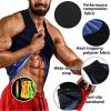 Vuirrm Sauna Vest for Men, Men's Heat Trapping Pullover Sweat Enhancing Vest, Workout Tank Top Shapewear Body Shaper with Silicone Strips, 4XL/5XL,Black view 4