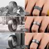 Egnaro Inner Arc Ergonomic Breathable Design, Silicone Rings Mens with Half Sizes, 1/4/5/6/7 Rubber Wedding Bands, 10mm Wide-2.5mm Thick view 3
