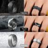 Egnaro Inner Arc Ergonomic Breathable Design, Silicone Rings Mens with Half Sizes, 1/4/5/6/7 Rubber Wedding Bands, 10mm Wide-2.5mm Thick view 4