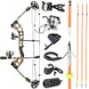 Bowfishing Compound Bow Kit with Bowfishing Reel, Bow Fishing Arrows,30-55Lbs,Left/Right Hand Bow for Adult/Youth Fishing Hunting view 1
