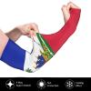 TKDYVAI Haiti Arm Sleeves Haiti Flag Arm Cover Sleeves Sleeves Haitian Cooling Arm Sleeves for Sports Hiking Outdoor view 3
