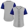 Men's Baseball Jersey Inspired Classic Full Button Down Quick Dry Softball Team Jerseys Breathable Women's Athletic Shirt view 3