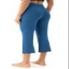 AFITNE Capri Pants for Women Bootcut Yoga Pants with Pockets High Waisted Flare Workout Bootleg Printed Yoga Crop Flared Athletic Gym Pants Sea Blue - XXL view 4