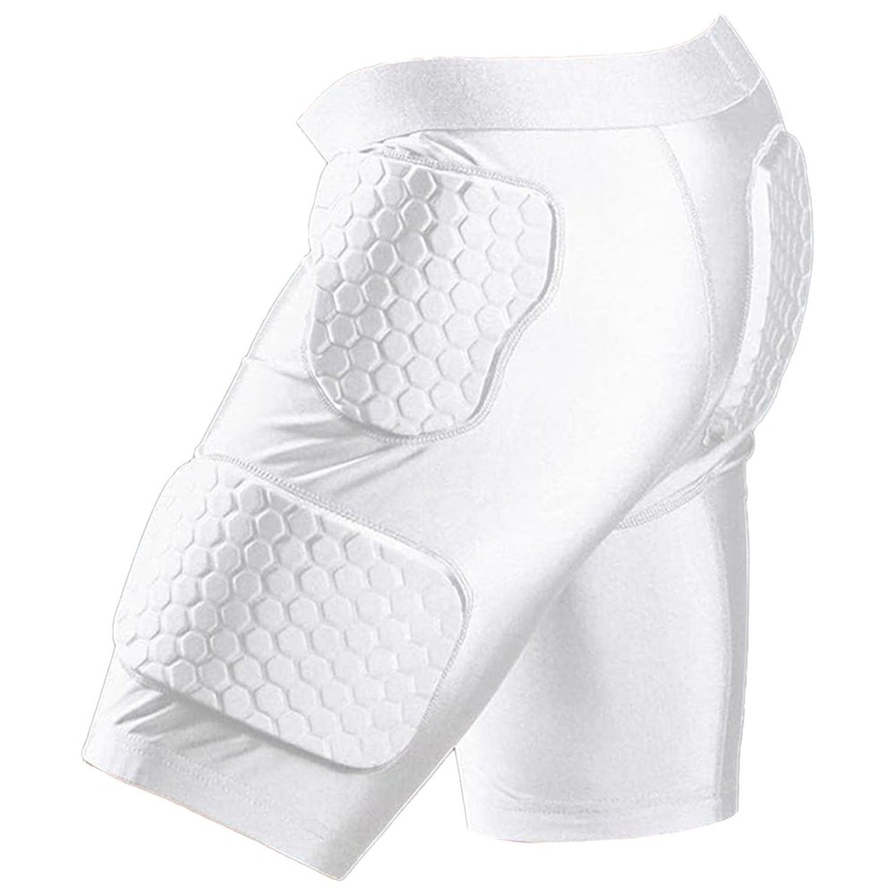 MK MOSSE KARNE Football Girdle/Shorts for Men Youth 5-Pad Girdle Football Padded Compression Shorts Hip Thigh Protector Basketball Girdle Shorts