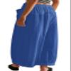 CHARTOU Women Baggy Parachute Skirt Comfy Casual Cotton Y2k Cargo Maxi Long Skirt (X-Small, Blue) view 2
