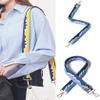 1.5" Wide Canvas Wave Pattern Straps,Adjustable Crossbody Backpack Replacement Straps Shoulder Bag Purse Straps Accessories (Color : 6, Size : 29.5"~53") view 2