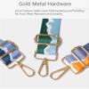 1.5" Wide Canvas Wave Pattern Straps,Adjustable Crossbody Backpack Replacement Straps Shoulder Bag Purse Straps Accessories (Color : 6, Size : 29.5"~53") view 3