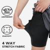 TLAENSON Boys Running Shorts with Liner Kids 2 in 1 Quick Dry Workout Athletic Shorts with Pockets Light Grey 8-9 Years/Size 140 view 4
