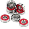 KNKQZXVDF Bearings 8pcs High Speed Skate Bearing 608 Hand Spiner Bearing Red Skateboard Bearing Inline Roller Skate Longboard Bearing (Color : 8pcs Abec9 1 Seal) view 1