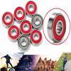 KNKQZXVDF Bearings 8pcs High Speed Skate Bearing 608 Hand Spiner Bearing Red Skateboard Bearing Inline Roller Skate Longboard Bearing (Color : 8pcs Abec9 1 Seal) view 3