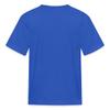 Spreadshirt Talking Tom & Friends 4th Birthday Kid's T-Shirt, XL, Royal Blue view 3