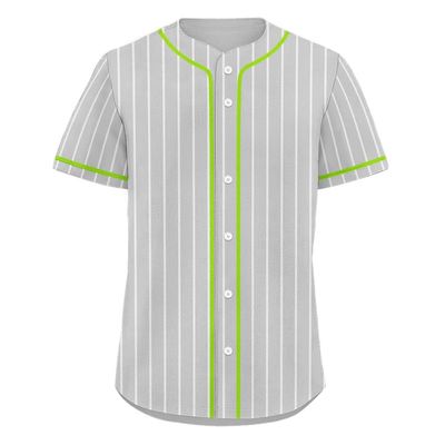 Men's Striped Baseball Jersey Classic Fit Breathable Fabric Softball Jerseys Sizes Sports Shirt