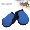 Advanced Performance Horse Hind Leg Support Boots,Secure & Comfort Fitting Blue Protective Gear, Size Large Essential for Training, Competitions, and Equine Enthusiast Use (blue hind legs L 180x78cm) view 4