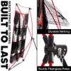 Baseball Pitching Net Target Net - 9 Pocket Strike Zone Pitcher Training Aid, Softball Self-Train Practice Net view 4