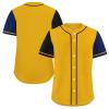 Men's Baseball Jersey Inspired Classic Full Button Down Quick Dry Softball Team Jerseys Breathable Women's Athletic Shirt view 3