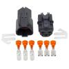 DWFSKZKV 3 Pin Male and Female Waterproof Car Connector Plug with Terminal DJ70353A-6.3-11/21 (Size : 10 Sets) view 1