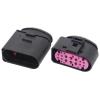 14 Pin Plastic Shell Headlamp Plug Lamp Holder Male and Female with Terminal DJ7141-1.5-11/21 14P Car Connector (Color : 5 Sets Male Female) view 2