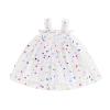 Toddler Baby Girls Princess Dress 3D Butterfly Floral Embroidery Tutu Dress Layered Ruffle Tulle Fairy Dress (D White, 12-18 Months) view 1