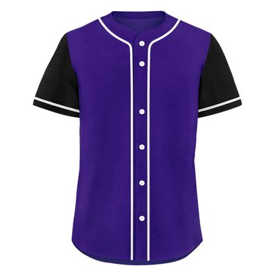 Men's Baseball Jersey Inspired Classic Full Button Down Quick Dry Softball Team Jerseys Breathable Women's Athletic Shirt