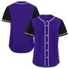 Men's Baseball Jersey Inspired Classic Full Button Down Quick Dry Softball Team Jerseys Breathable Women's Athletic Shirt view 3