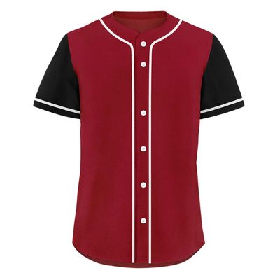 Men's Baseball Jersey Inspired Classic Full Button Down Quick Dry Softball Team Jerseys Breathable Women's Athletic Shirt