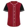 Men's Baseball Jersey Inspired Classic Full Button Down Quick Dry Softball Team Jerseys Breathable Women's Athletic Shirt view 1