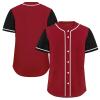 Men's Baseball Jersey Inspired Classic Full Button Down Quick Dry Softball Team Jerseys Breathable Women's Athletic Shirt view 3