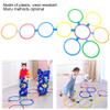 Pwshymi Speed Rings, Agility Hoops Wear 29cm/11.4in Dia Environmentally Friendly for Outdoor for Children view 2