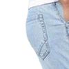 SWJGLITTR Men's Relaxed Fit Denim Pants Regular Fit Work Jean Pants Bootcut Straight Leg Streetwear Jeans (Light Blue,29) view 2