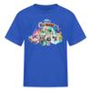 Spreadshirt Talking Tom Time Rush and The Magic Gate Kid's T-Shirt, S, Royal Blue view 1