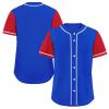 Men's Baseball Jersey Inspired Classic Full Button Down Quick Dry Softball Team Jerseys Breathable Women's Athletic Shirt view 3