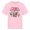 Talking Tom & Friends Fun All The Way Kid's T-Shirt Pink view 1