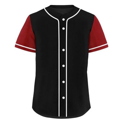Men's Baseball Jersey Inspired Classic Full Button Down Quick Dry Softball Team Jerseys Breathable Women's Athletic Shirt