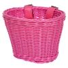 FGDTREE Childrens Bicycles Front Basket Waterproofs Plastic Wovens Bikes Basket Kid Bicycles Wicker Basket for Girl Kid Bicycles Wicker Basket for Cycling view 1