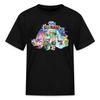 Spreadshirt Talking Tom Time Rush and The Magic Gate Kid's T-Shirt, M, Black view 1
