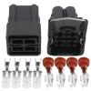 4 Pin DJ70454-6.3-11/21 Female and Male Auto Connector 6.3 Series with Terminals 4P (Size : 10 Sets) view 2