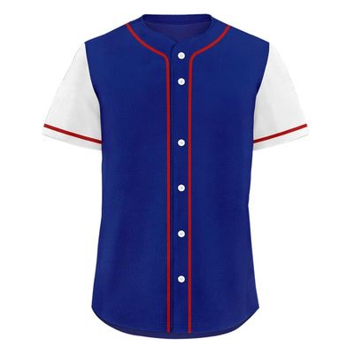 Men's Striped Baseball Jersey Classic Fit Breathable Fabric Softball Jerseys Sizes Sports Shirt