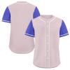 Men's Baseball Jersey Inspired Classic Full Button Down Quick Dry Softball Team Jerseys Breathable Women's Athletic Shirt view 3