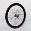 20'' 451 Bicycles Wheelset Road Bikes BMX Wheel Foldable Bikes Wheelset Quick Release Disc Brake Wheels Front 2 Rear 4 Bearing Hubs 8 9 10 11 Speed 24 Holes 1795g (Size : Red_451) view 2