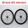 20'' 451 Bicycles Wheelset Road Bikes BMX Wheel Foldable Bikes Wheelset Quick Release Disc Brake Wheels Front 2 Rear 4 Bearing Hubs 8 9 10 11 Speed 24 Holes 1795g (Size : Red_451) view 4