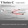 Bike Trailer Cargo Connector Campervan Hitch Linker Bicycle Tow Bar E-Bike Connecting Rods Electric Vehicle Towing Pole (Color : Y-C) view 4